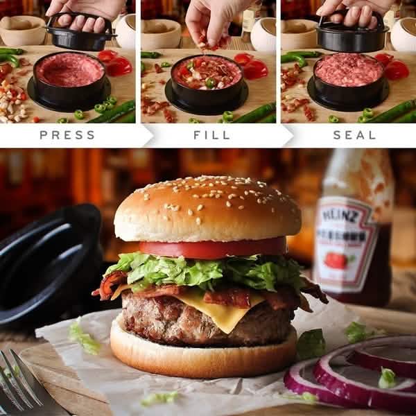 Kitchen Round Burger Press Tool DailySale