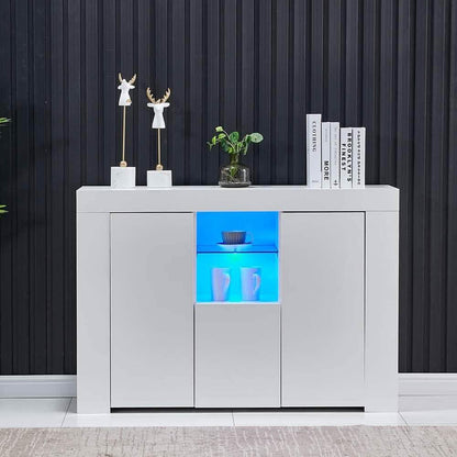Kitchen Sideboard Cupboard with LED Light DailySale