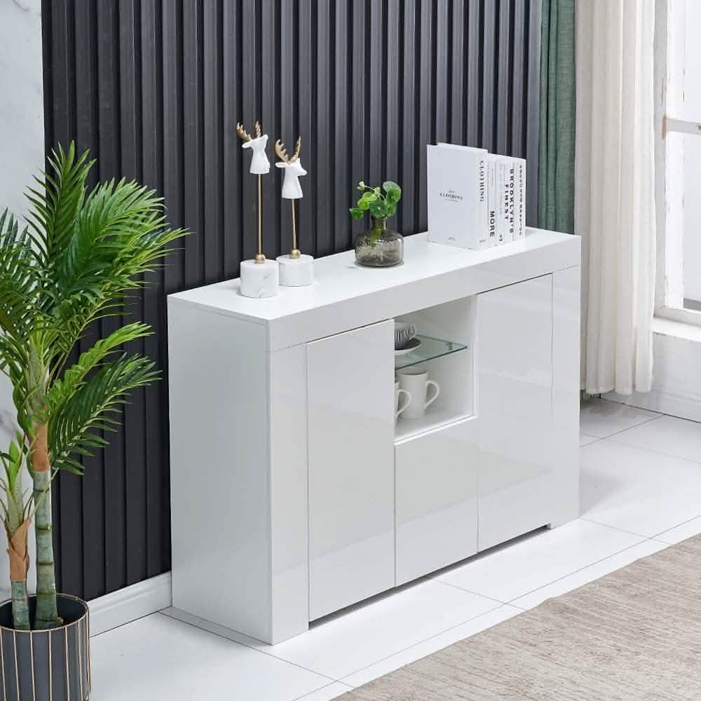 Kitchen Sideboard Cupboard with LED Light DailySale