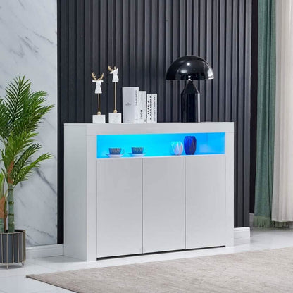 Kitchen Sideboard Cupboard with LED Light DailySale