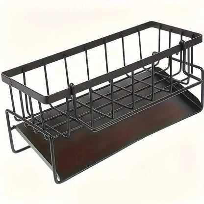 Kitchen Storage Rack - Multi-Functional Household Sink Organizer with Drain Basket DailySale
