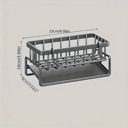 Kitchen Storage Rack - Multi-Functional Household Sink Organizer with Drain Basket DailySale