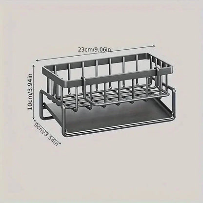 Kitchen Storage Rack - Multi-Functional Household Sink Organizer with Drain Basket DailySale