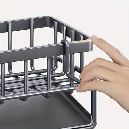 Kitchen Storage Rack - Multi-Functional Household Sink Organizer with Drain Basket DailySale