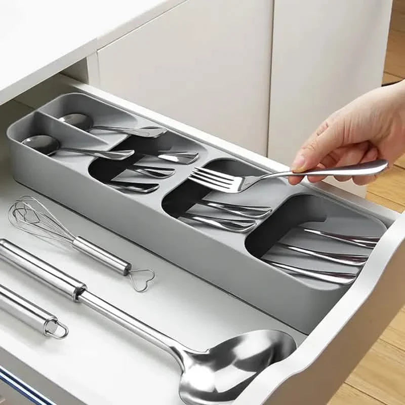 Kitchen Tableware Drawer Spoon Storage Box DailySale