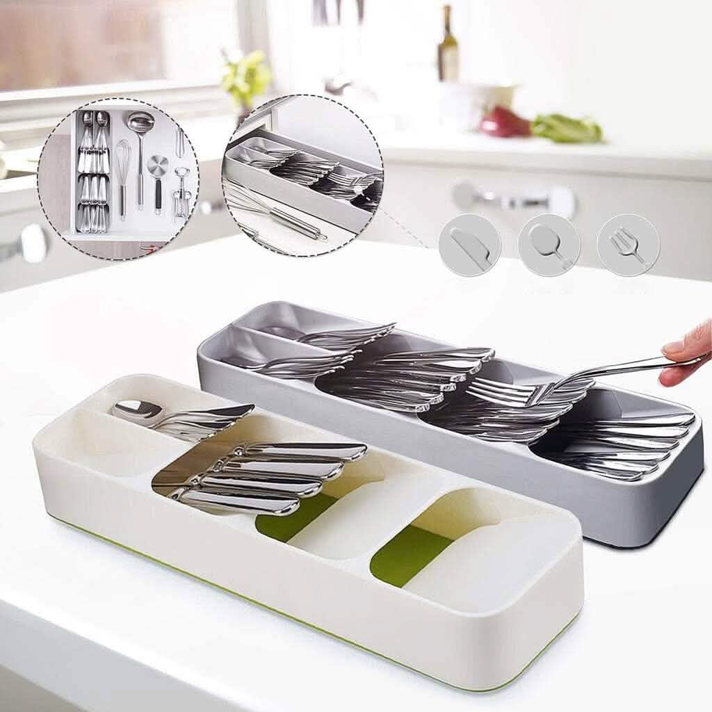 Kitchen Tableware Drawer Spoon Storage Box DailySale