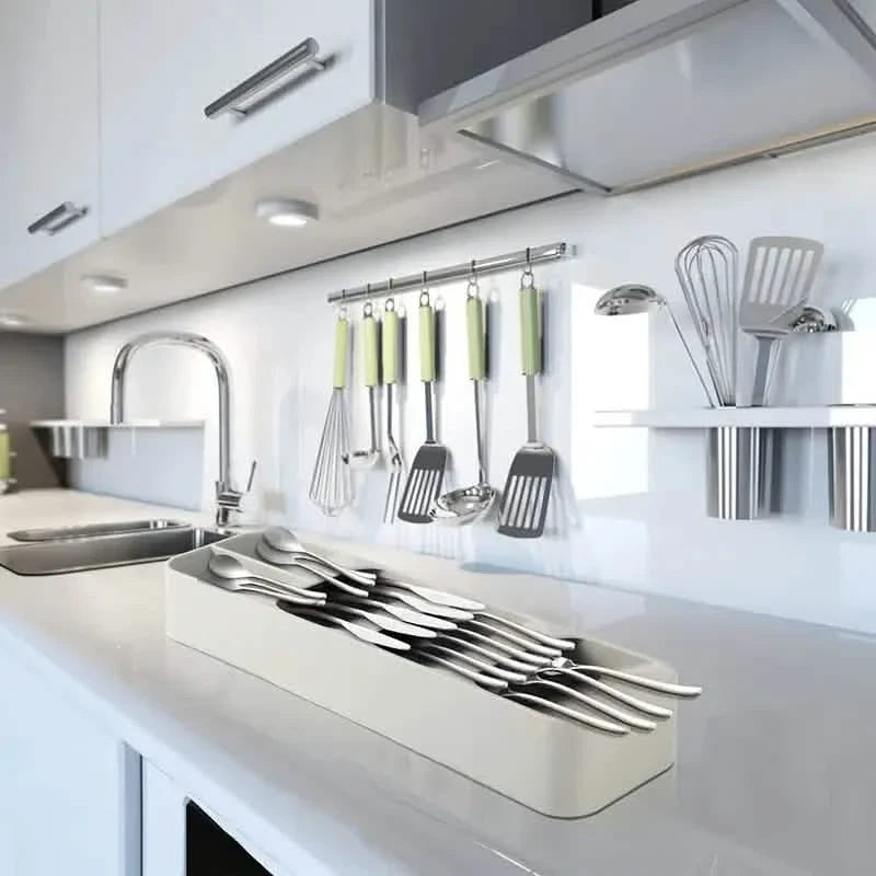 Kitchen Tableware Drawer Spoon Storage Box DailySale