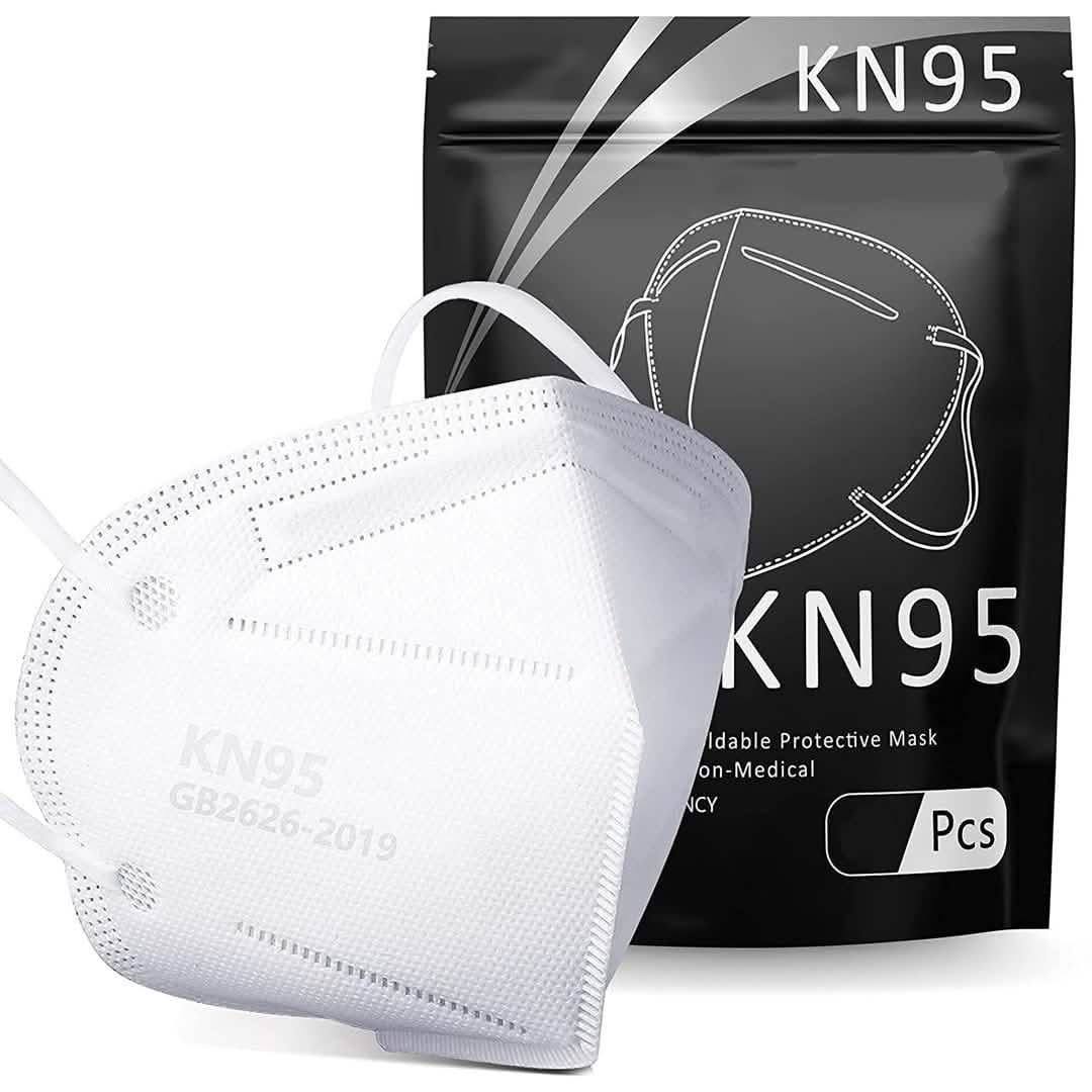 KN95 Foldable Protective Face Mask - White DailySale