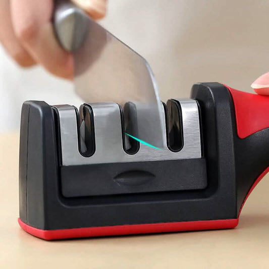 Knife Sharpener Handheld  3 Stages Type Quick Sharpening Tool DailySale