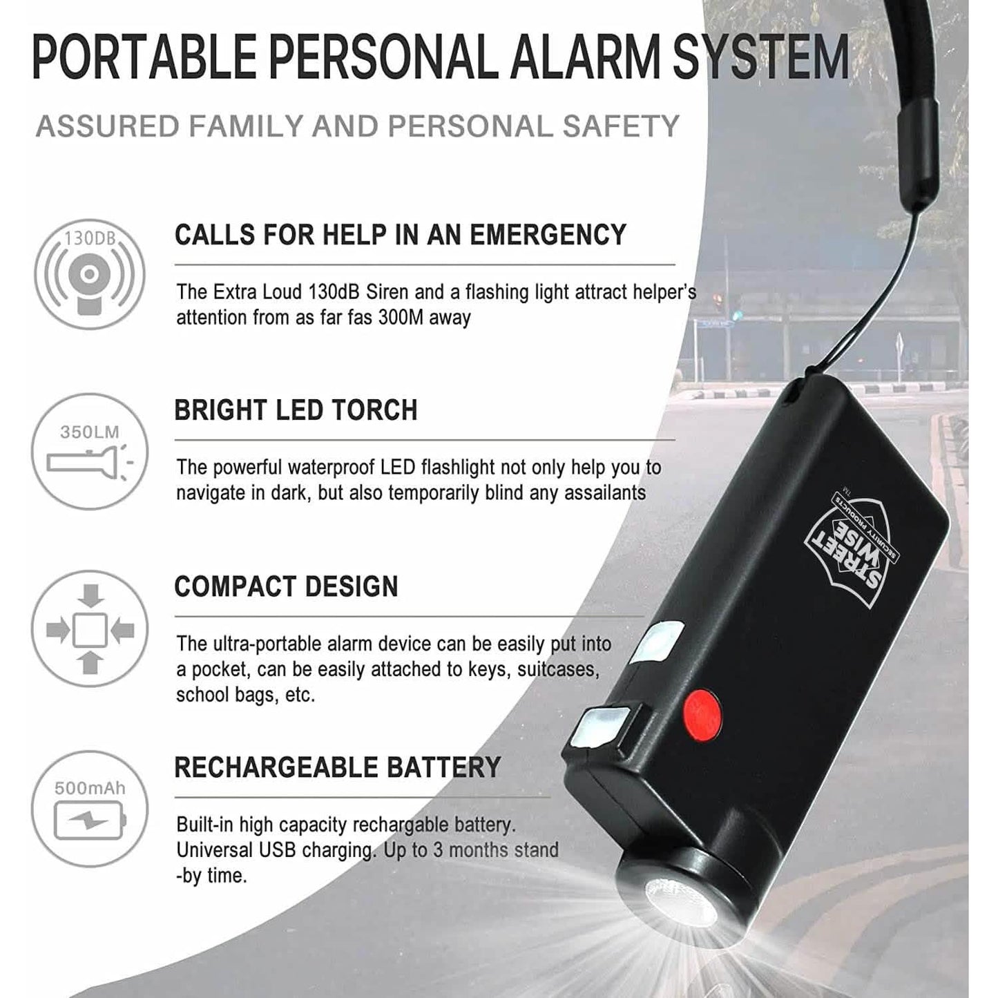 Knight Light Alarm & Flashlight DailySale