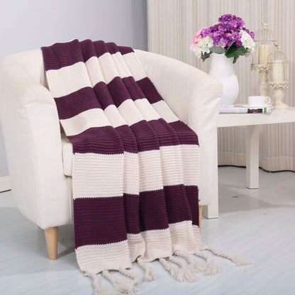 Knitted Throw Couch Cover Sofa Blanket - Assorted Styles DailySale