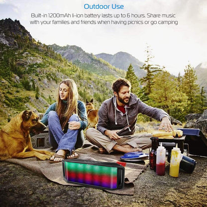 KOCASO LED Wireless Speaker Dynamic Multicolor Hands-Free DailySale