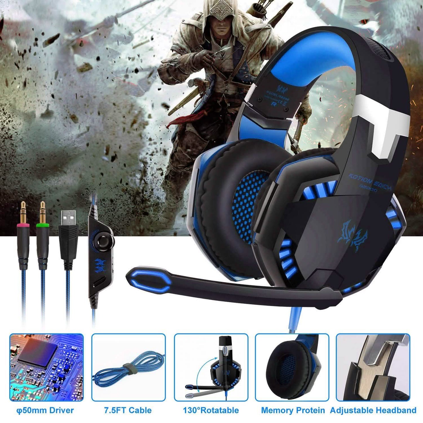 Kotion Each G2000 Gaming Headset DailySale