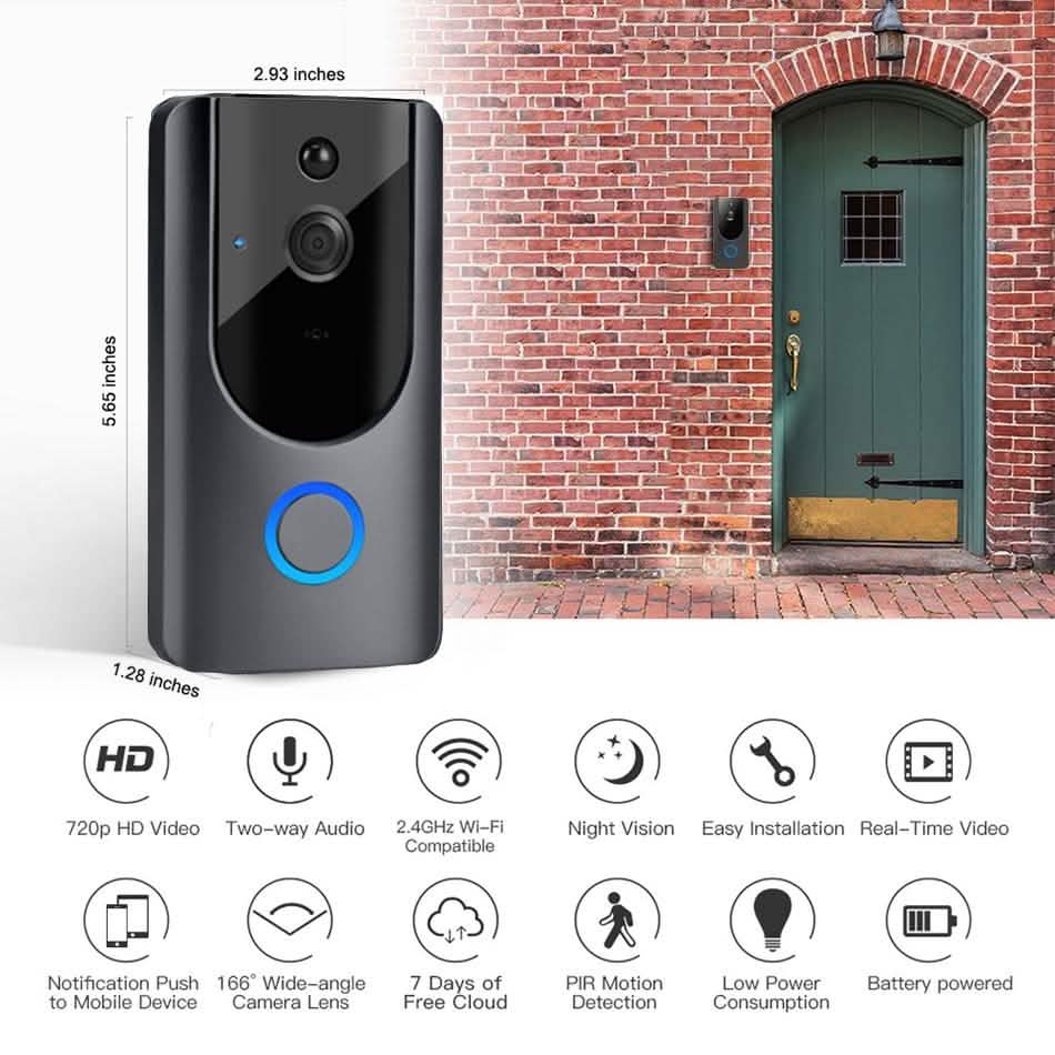 L500 WiFi Smart Wireless Doorbell Camera DailySale