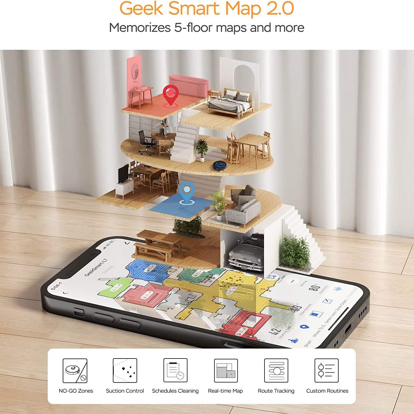 L7 Robot Vacuum Cleaner and Mop DailySale