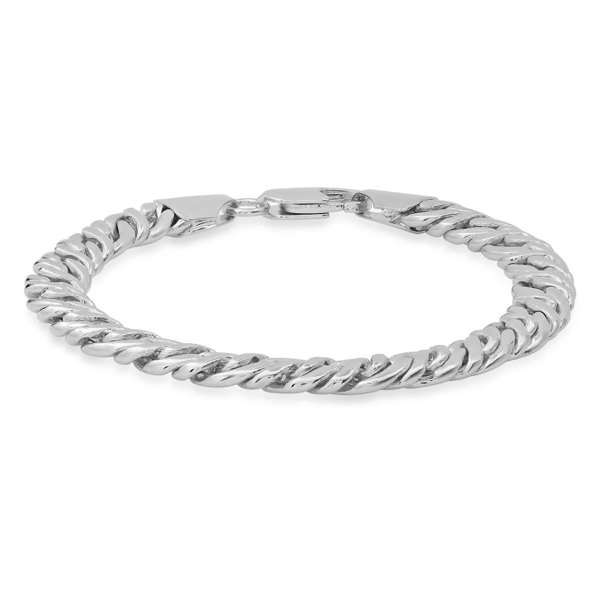 Ladies 18k Gold Plated Brass Curb Bracelet DailySale