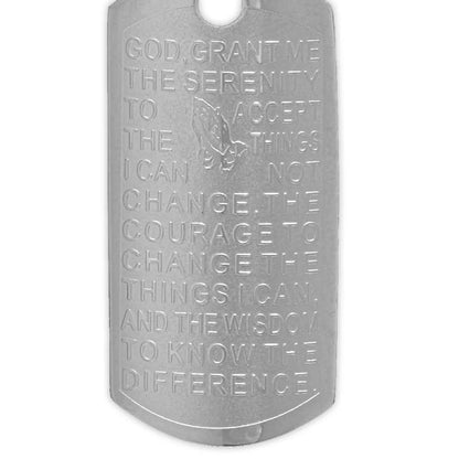Ladies Stainless Steel Serenity Prayer Pendant DailySale