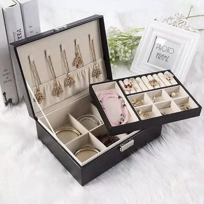 Lady PU Leather Jewelry Box DailySale