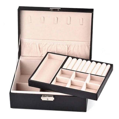 Lady PU Leather Jewelry Box DailySale