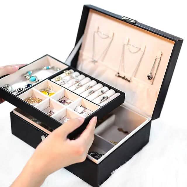 Lady PU Leather Jewelry Box DailySale