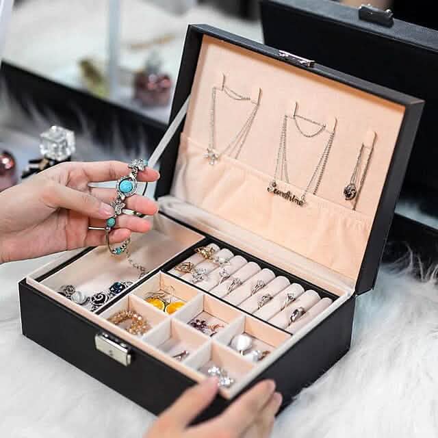 Lady PU Leather Jewelry Box DailySale