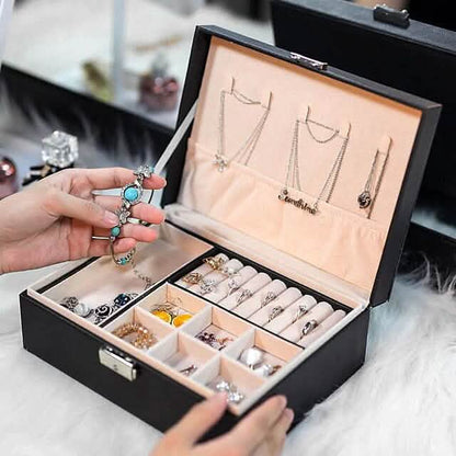 Lady PU Leather Jewelry Box DailySale