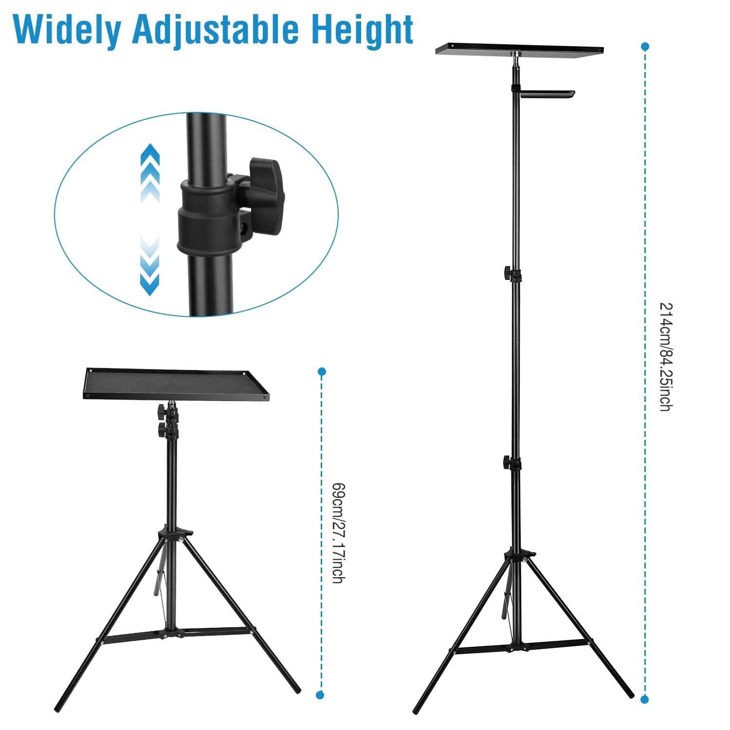 Laptop Projector Tripod Stand Adjustable Height DailySale