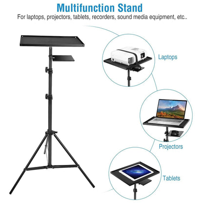 Laptop Projector Tripod Stand Adjustable Height DailySale