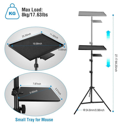 Laptop Projector Tripod Stand Adjustable Height DailySale