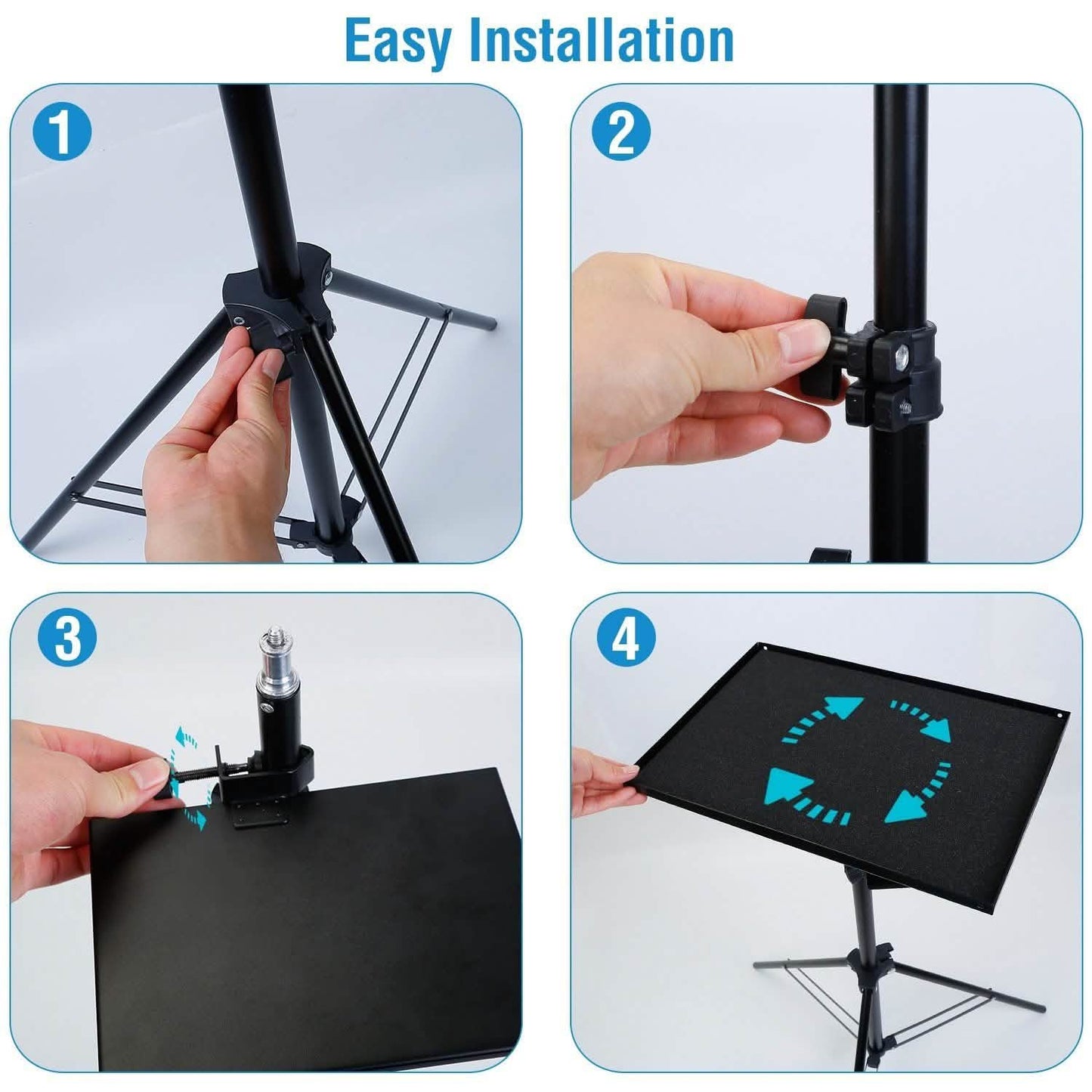 Laptop Projector Tripod Stand Adjustable Height DailySale
