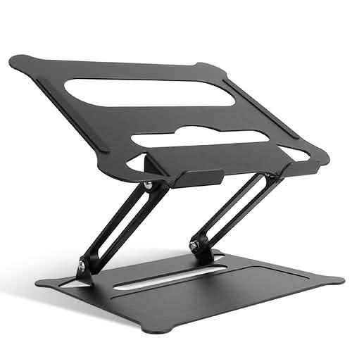 Laptop Stand Aluminum Angle Adjustable Computer Holder Riser Heat Vent DailySale