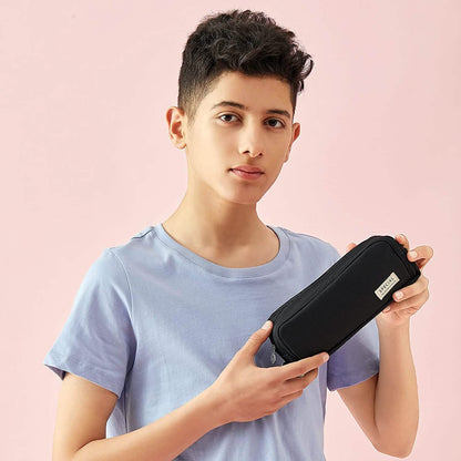 Large Capacity 3 Compartment Pouch Pencil Case DailySale