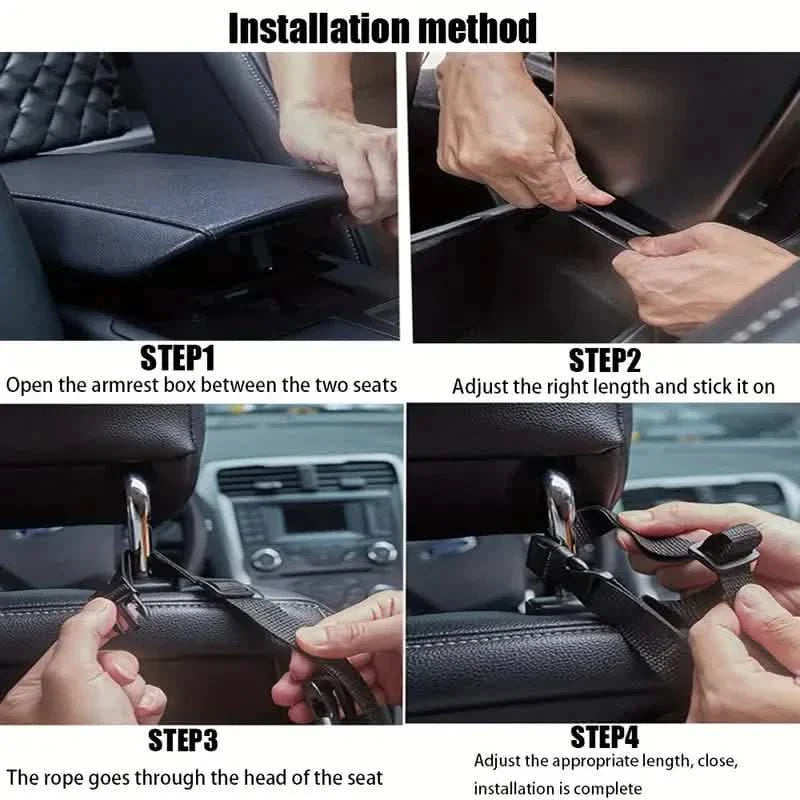 Large Capacity Car Seat Back Organizer with Storage Bag DailySale