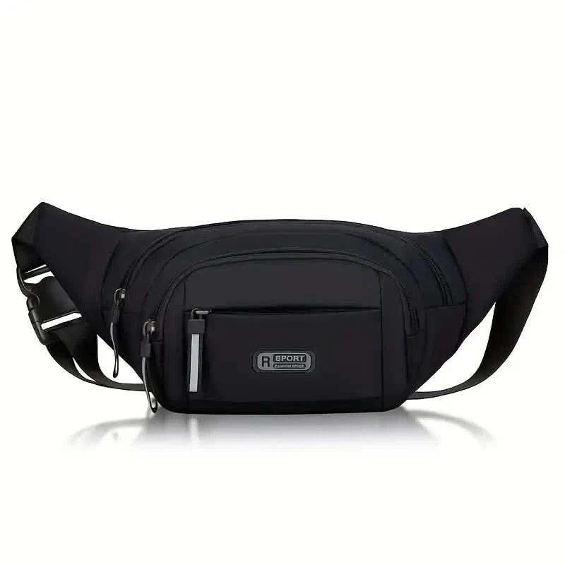 Large Capacity Crossbody Messenger Bag Fanny Pack with Reflective Zipper Strap DailySale