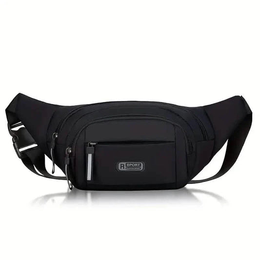 Large Capacity Crossbody Messenger Bag Fanny Pack with Reflective Zipper Strap DailySale
