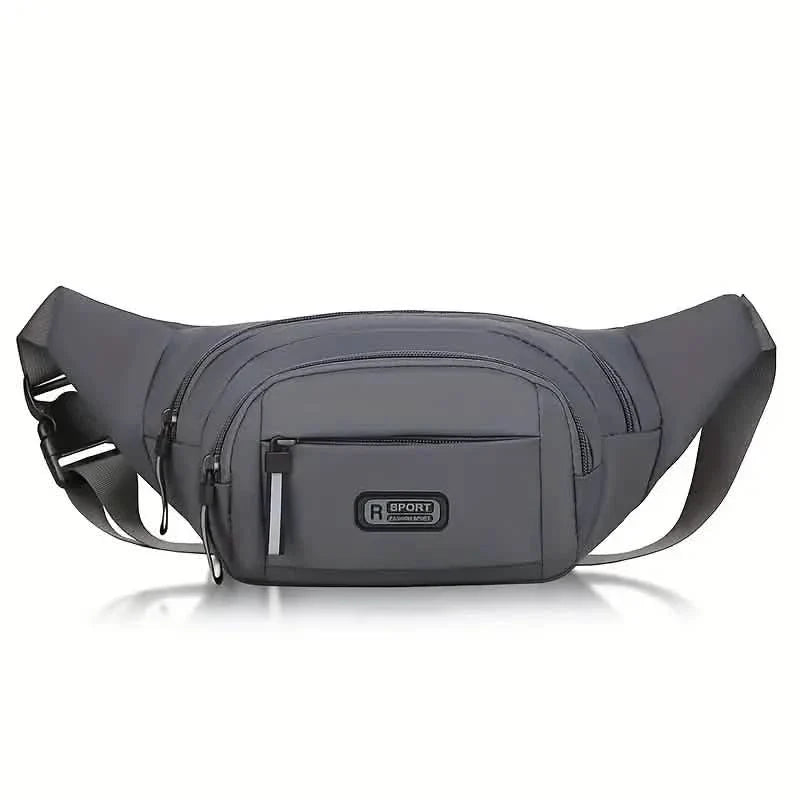 Large Capacity Crossbody Messenger Bag Fanny Pack with Reflective Zipper Strap DailySale