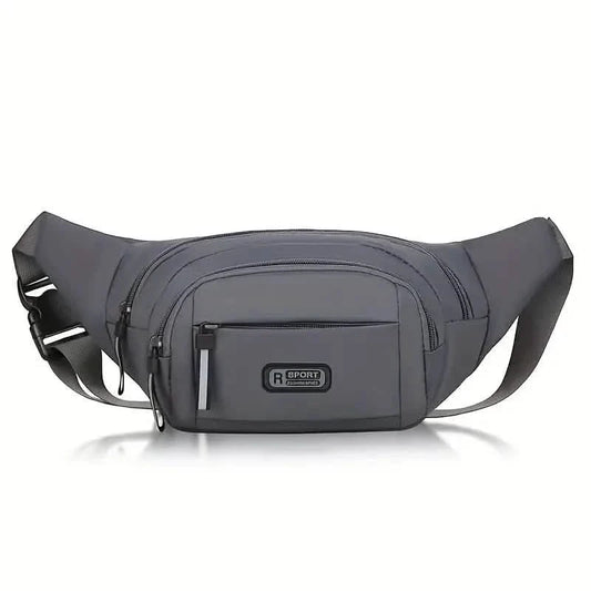 Large Capacity Crossbody Messenger Bag Fanny Pack with Reflective Zipper Strap DailySale