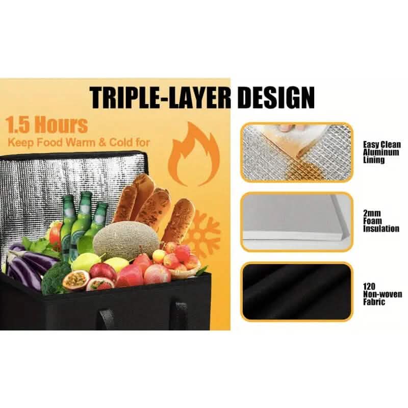 Large Capacity Insulated Food Cooler Bag DailySale