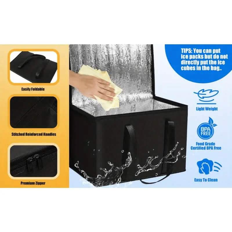 Large Capacity Insulated Food Cooler Bag DailySale