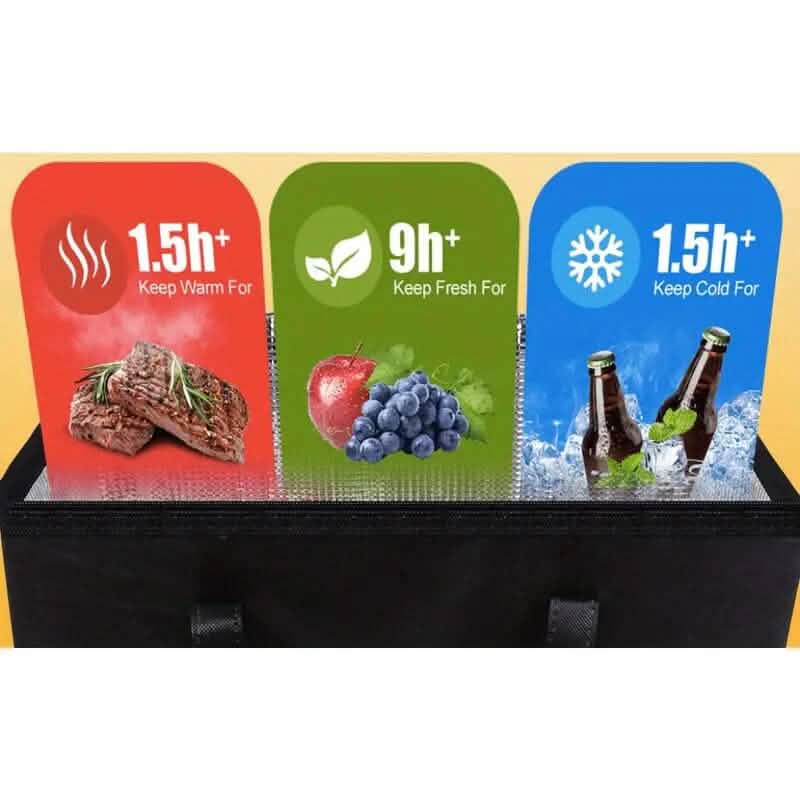 Large Capacity Insulated Food Cooler Bag DailySale