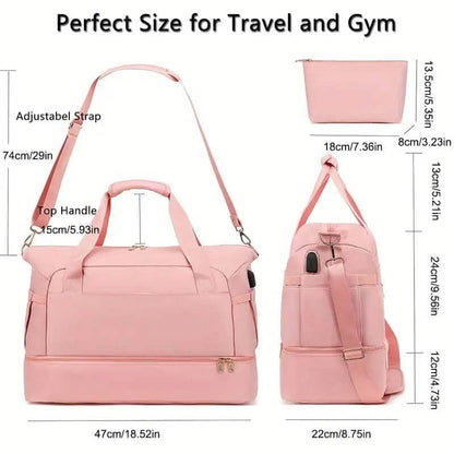 Large Capacity Women's Travel Duffel Bag DailySale