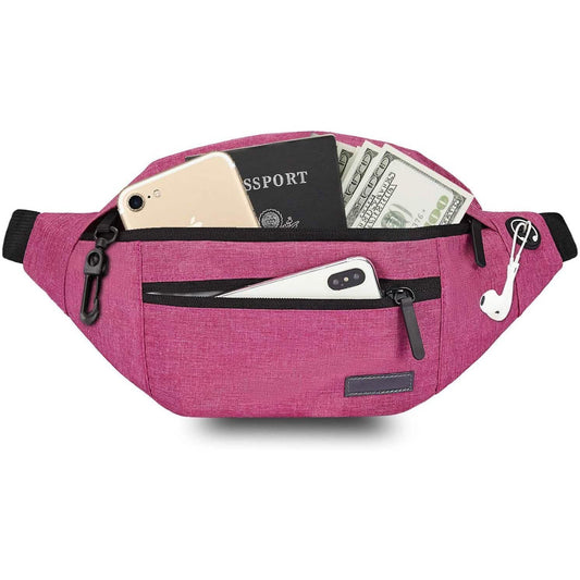Large Crossbody Fanny Pack with 4-Zipper Pockets DailySale