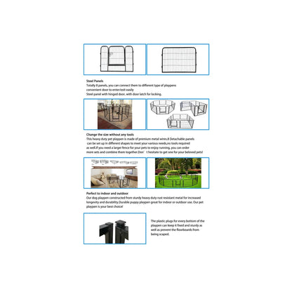 Large Dog Fence Pet Fence DailySale