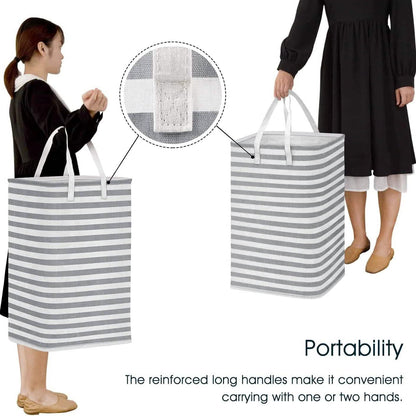 Large Foldable Tall Laundry Basket Storage Basket DailySale