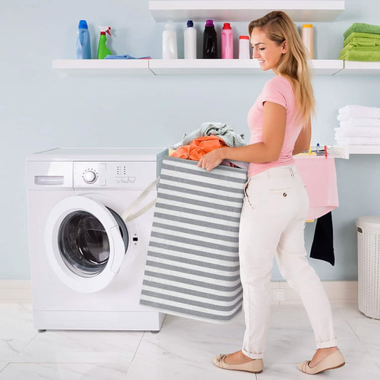 Large Foldable Tall Laundry Basket Storage Basket DailySale