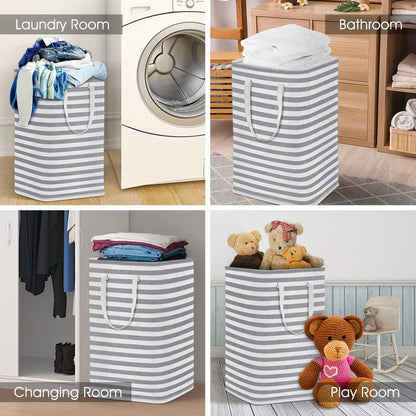 Large Foldable Tall Laundry Basket Storage Basket DailySale