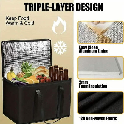 Large Sturdy Zipper Insulated Bag DailySale