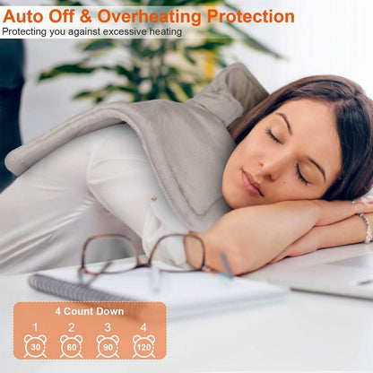 Large Weighted Heating Pad for Neck and Shoulders DailySale