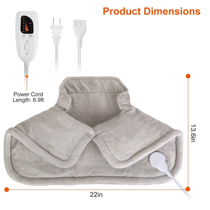 Large Weighted Heating Pad for Neck and Shoulders DailySale