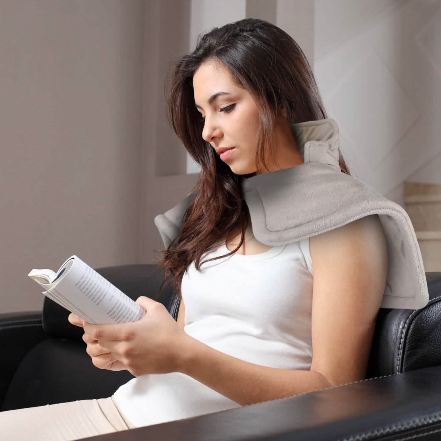 Large Weighted Heating Pad for Neck and Shoulders DailySale